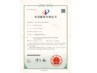 一種便于排水砼管安裝的送料設(shè)備-實用新型專利證書(易清華、袁成、黃晶)